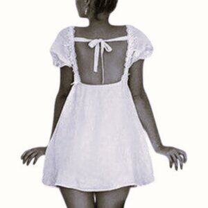 For Love and Lemons Crema Babydoll dress DEFECT